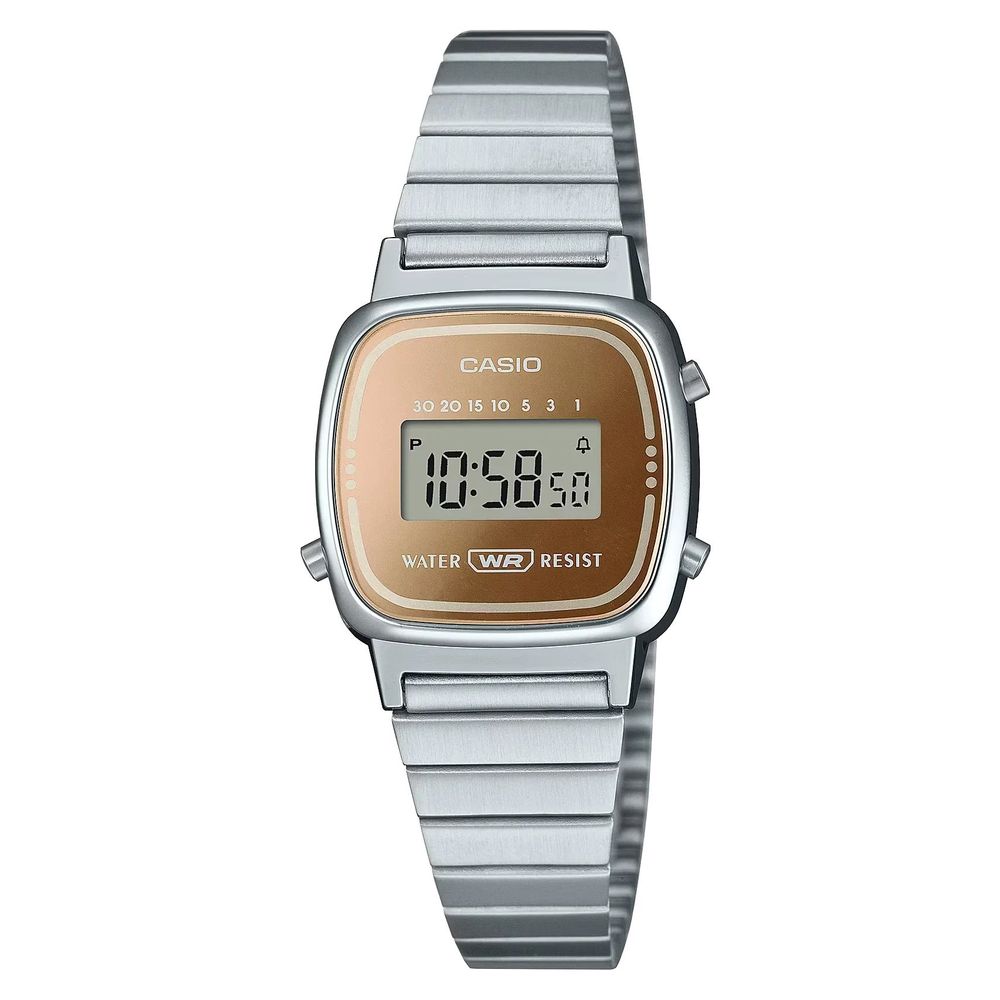 Casio grå rostfri stålklocka