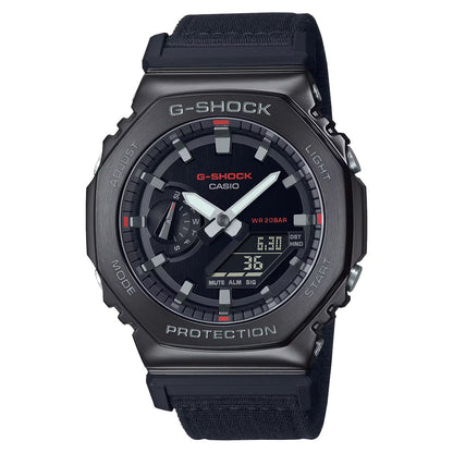 Casio svart tygklocka
