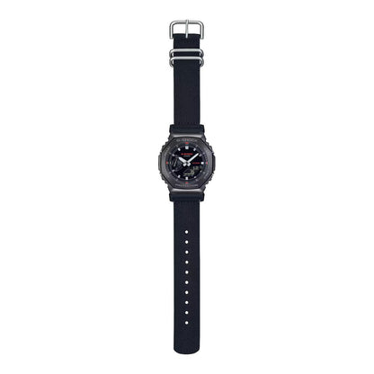 Casio svart tygklocka