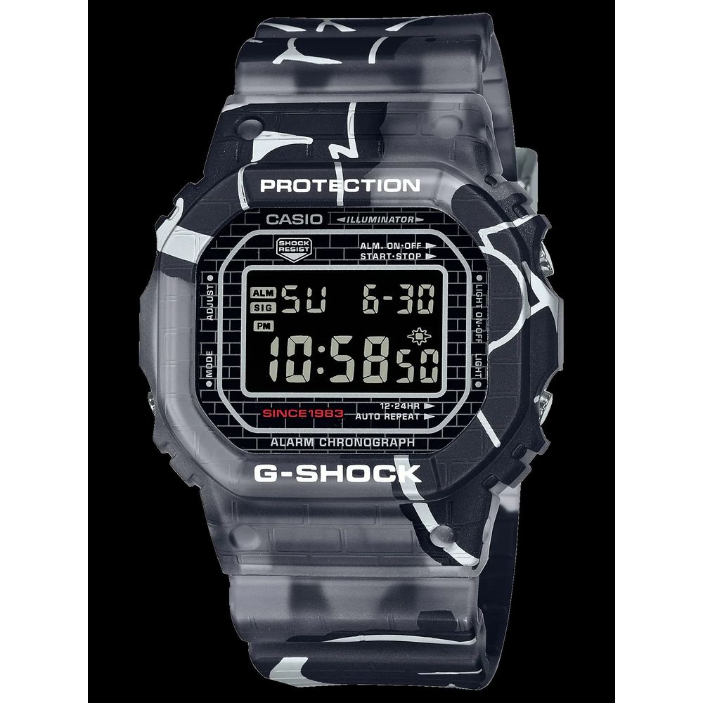 Casio grå hartsklocka