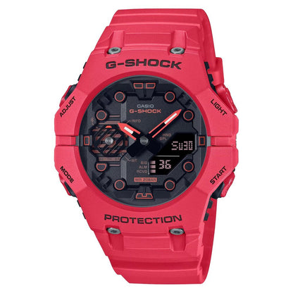 Casio röd hartsklocka