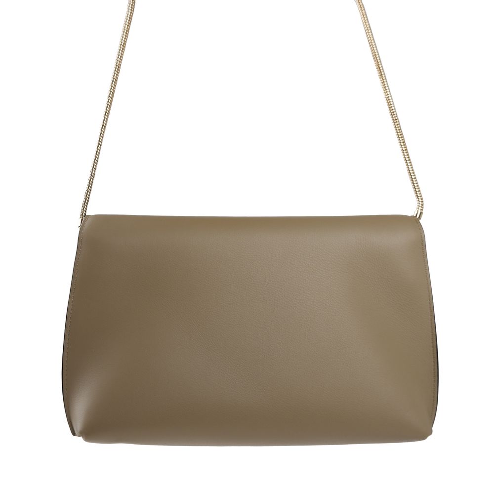 Giada beige läderaxelväska