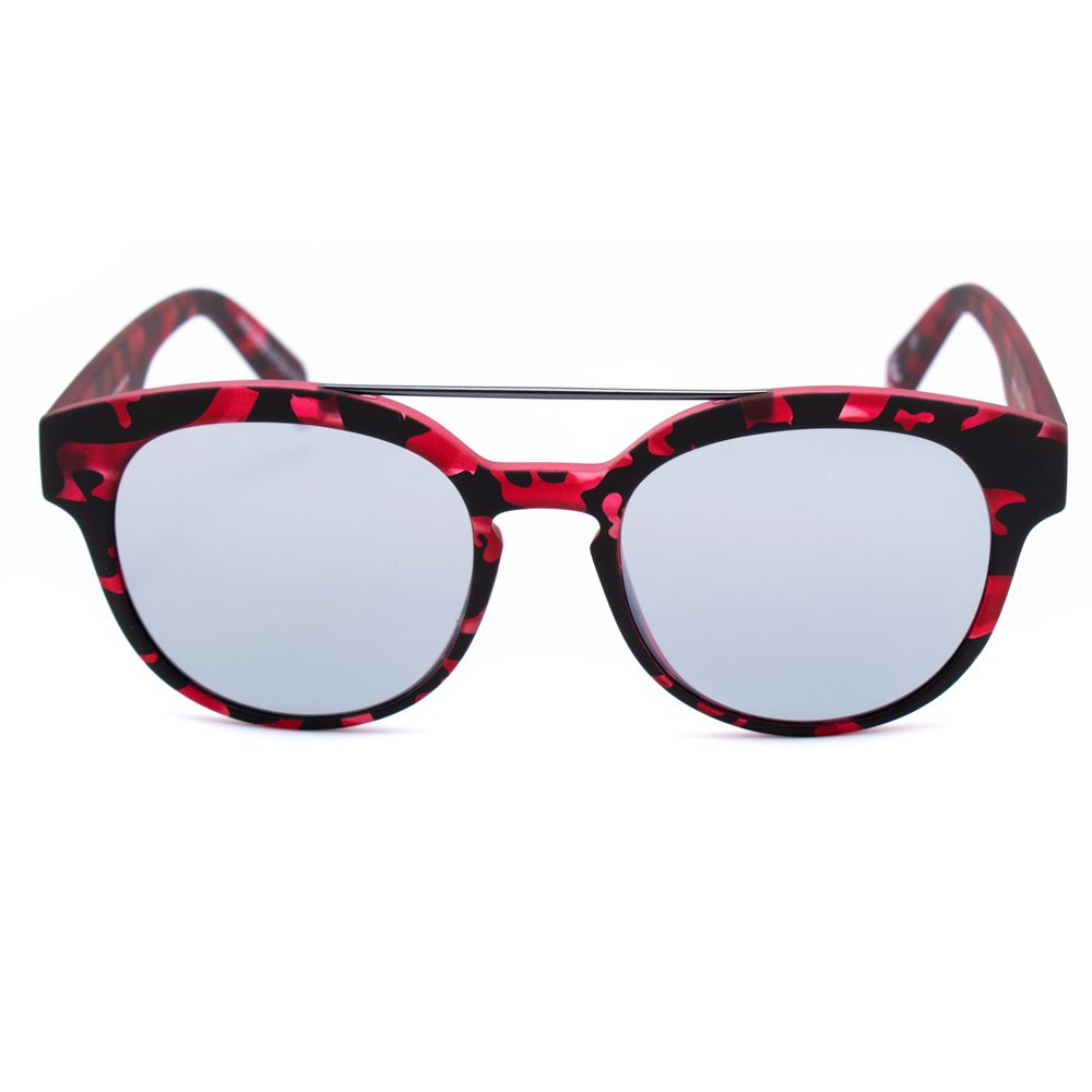 Italia Independent röda acetatsolglasögon