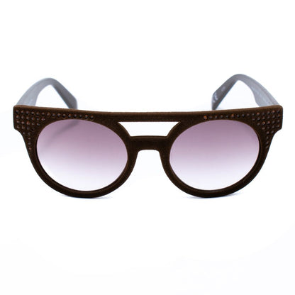 Italia Independent bruna acetatsolglasögon
