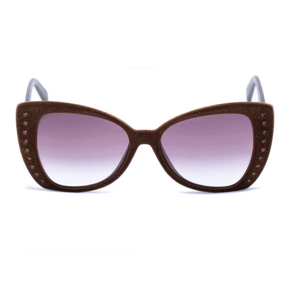 Italia Independent bruna acetatsolglasögon