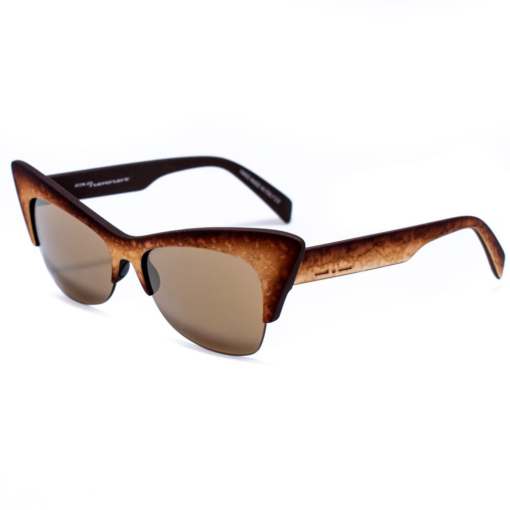 Italia Independent bruna acetatsolglasögon