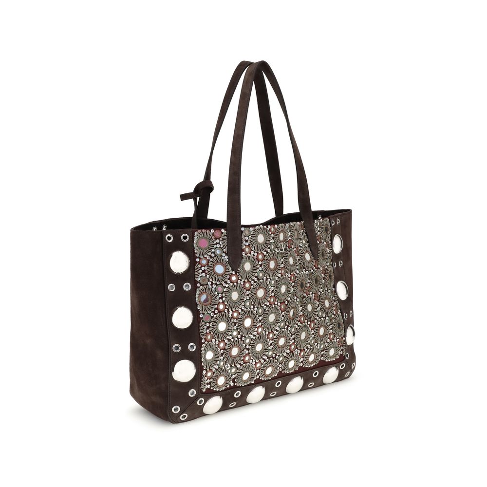 Valentino Garavani Nellcôte medium tygväska