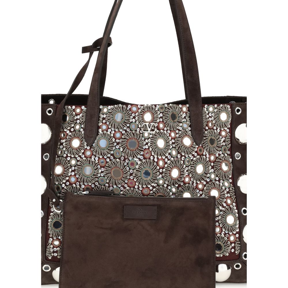 Valentino Garavani Nellcôte medium tygväska