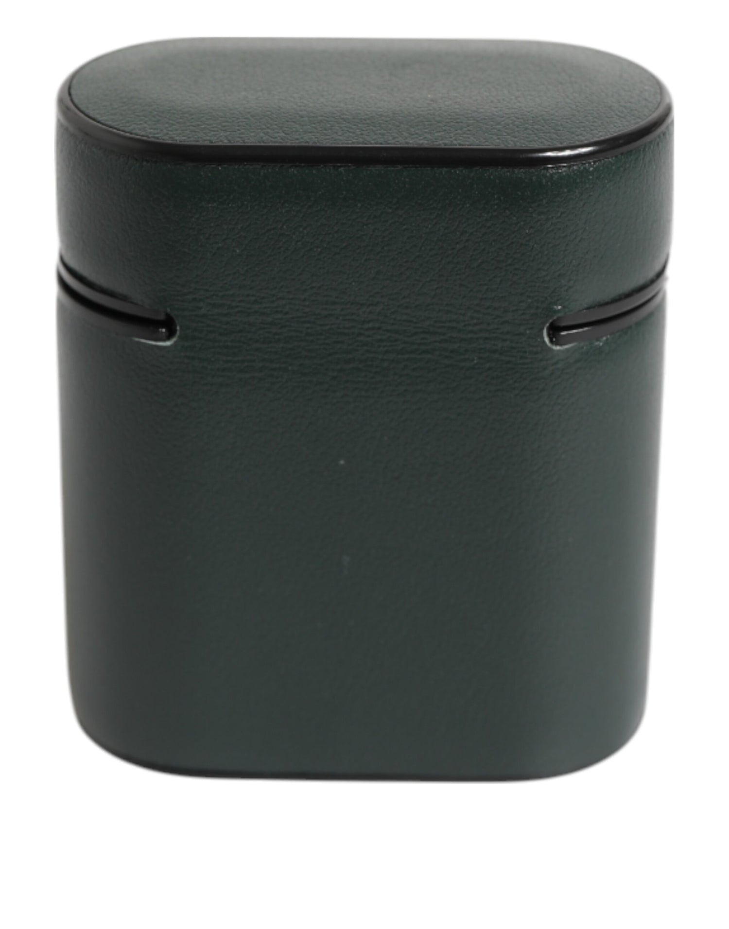 Dolce &amp;amp; Gabbana Svart Läderfodral med Logotyptryck och Flipfodral till Herr Airpods