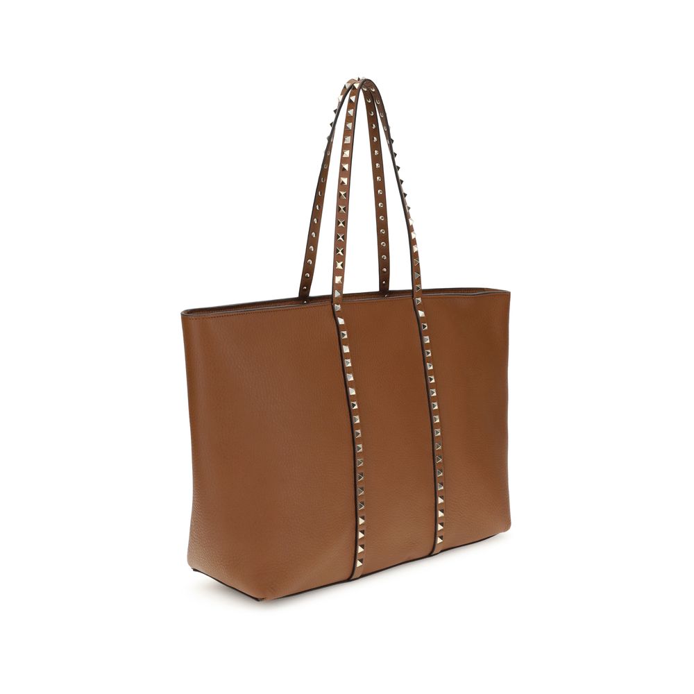 Valentino Garavani Medium Rockstud tygväska