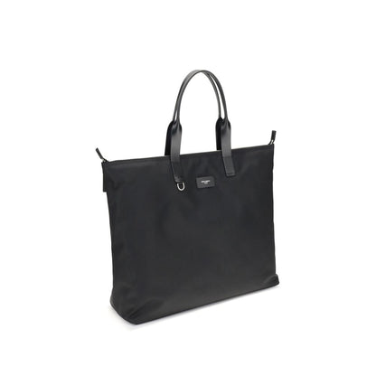 Dolce &amp;amp; Gabbana tygväska med krokodiltryck