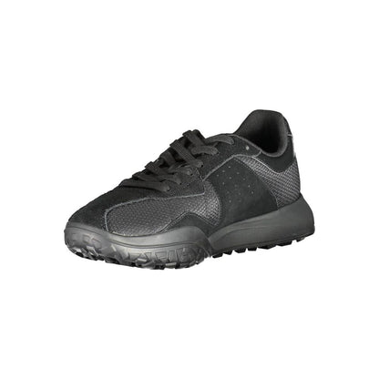 Tommy Hilfiger svarta polyestersneakers