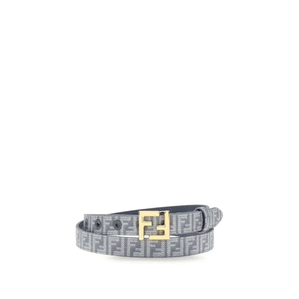 Fendi FF broderat denimbälte