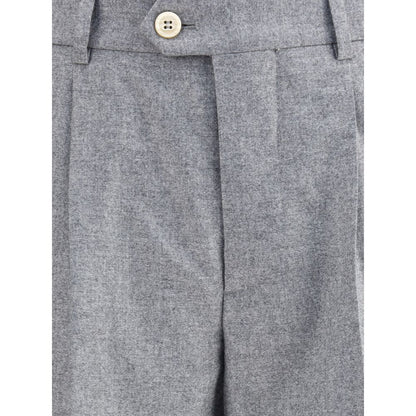 Brunello Cucinelli Kashmir-siden flanellbyxor