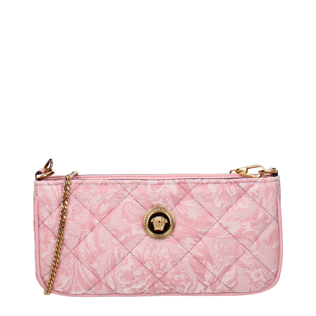Versace Rosa Tyg Axelväskor
