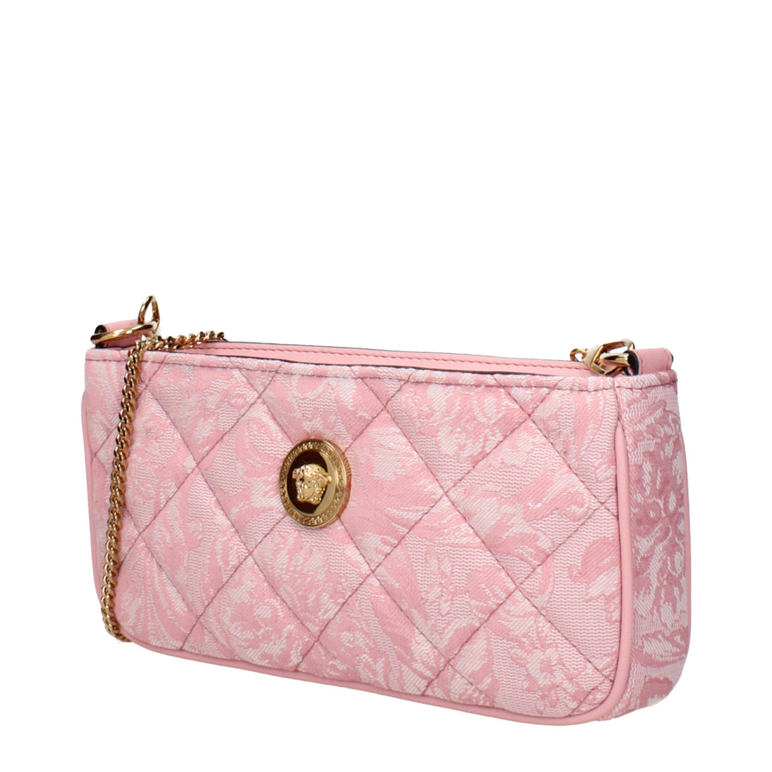 Versace Rosa Tyg Axelväskor