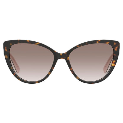 Love Moschino bruna acetatsolglasögon