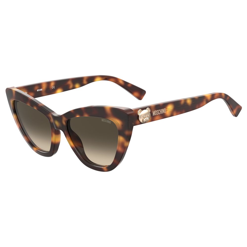 Moschino bruna acetat solglasögon