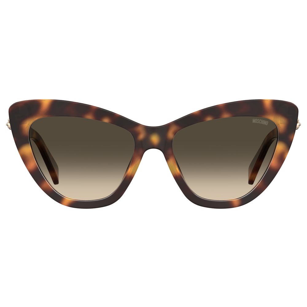 Moschino bruna acetat solglasögon