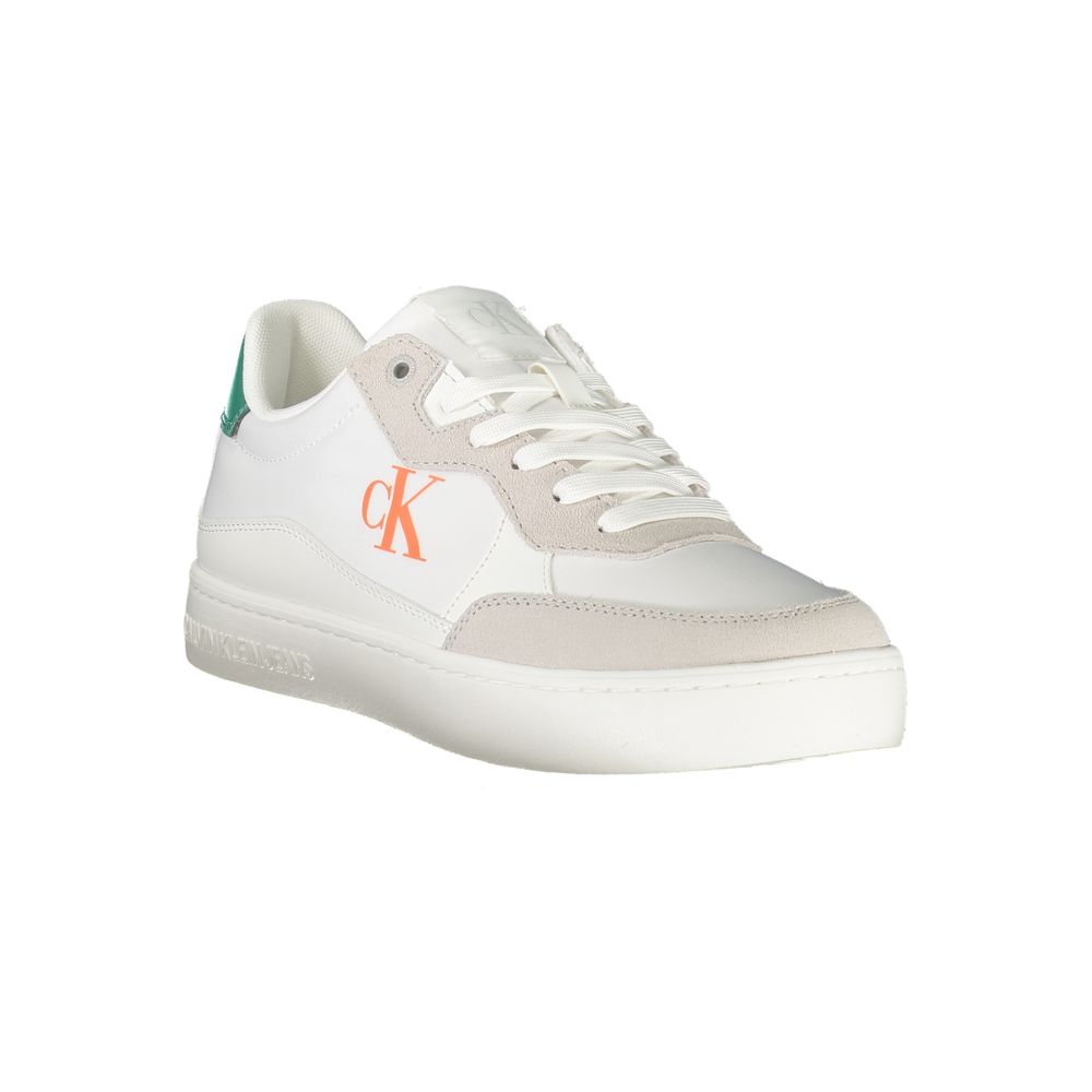 Calvin Klein Vita Läder Herr Sneaker