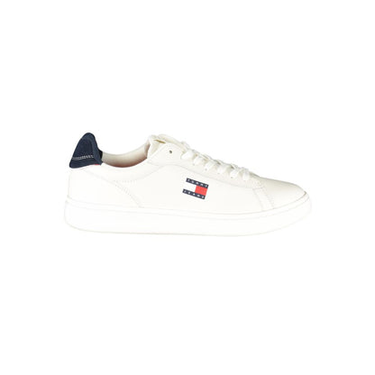 Tommy Hilfiger Vita Läder Herr Sneaker