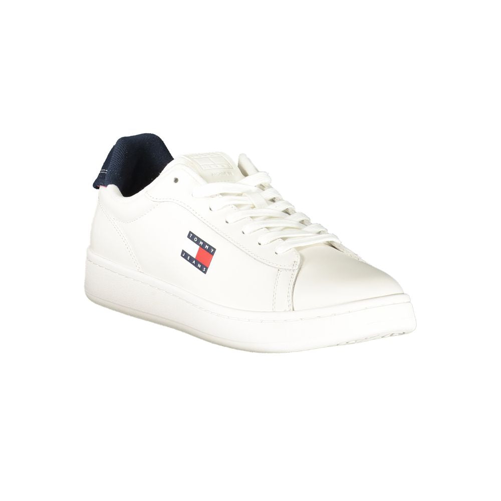 Tommy Hilfiger Vita Läder Herr Sneaker
