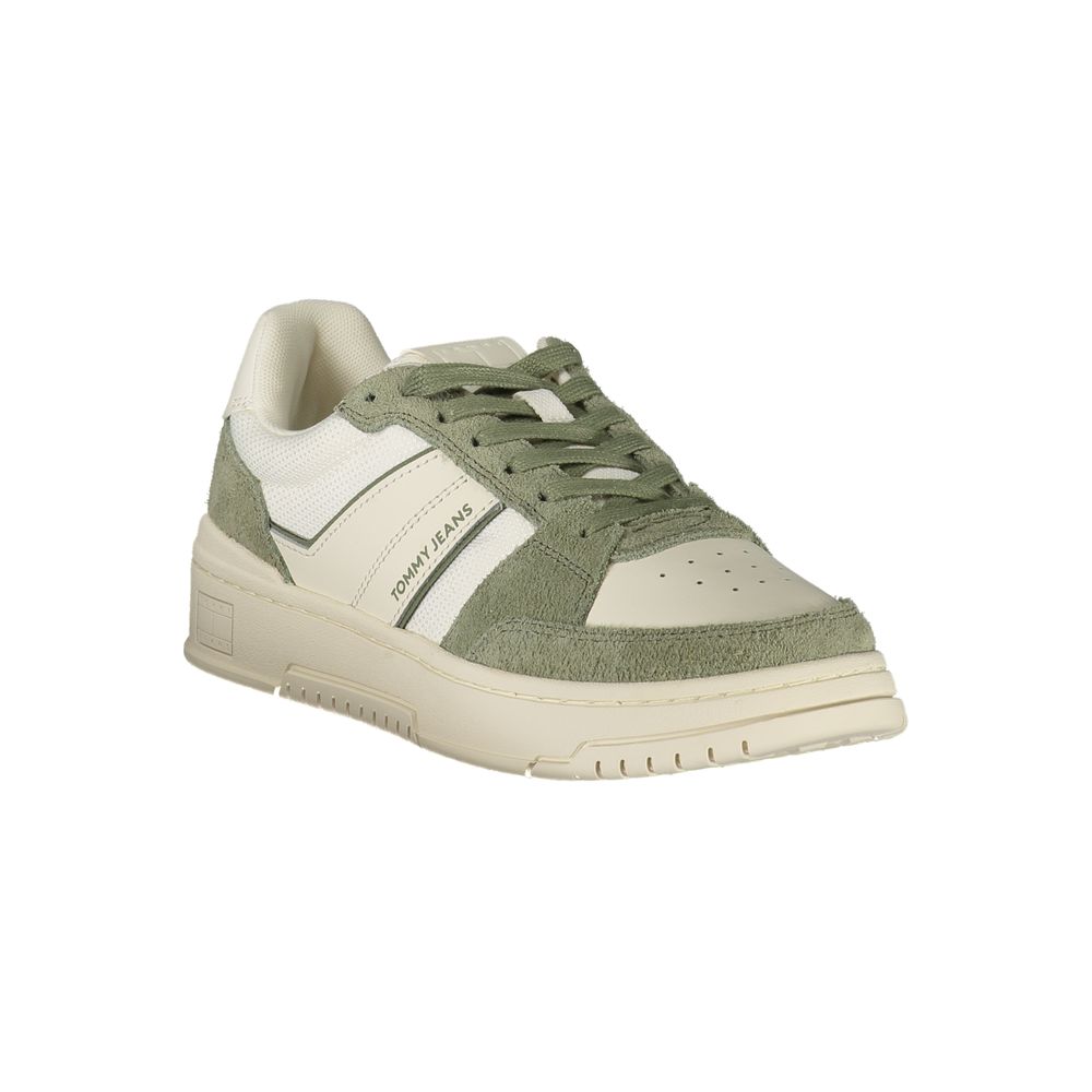 Tommy Hilfiger Vita Läder Herr Sneaker