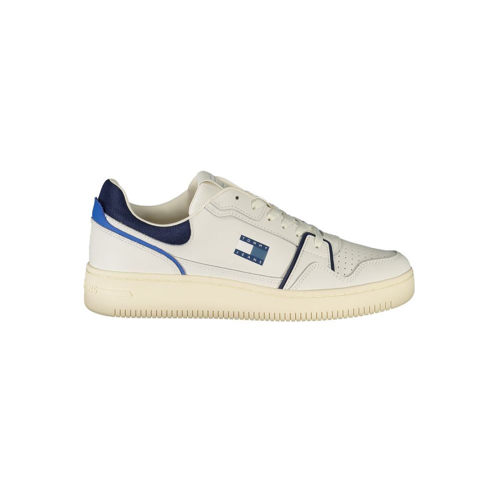 Tommy Hilfiger Vita Läder Herr Sneaker