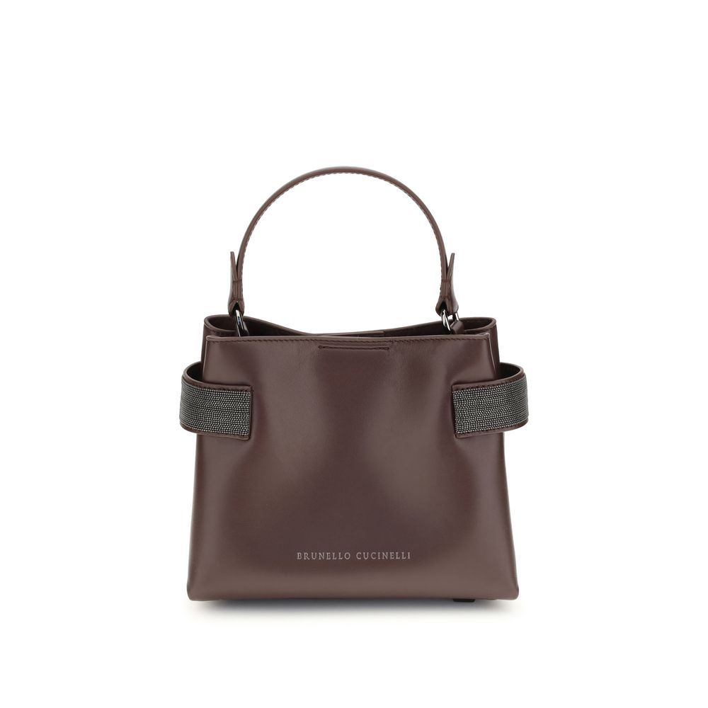 Brunello Cucinelli läderhandväska
