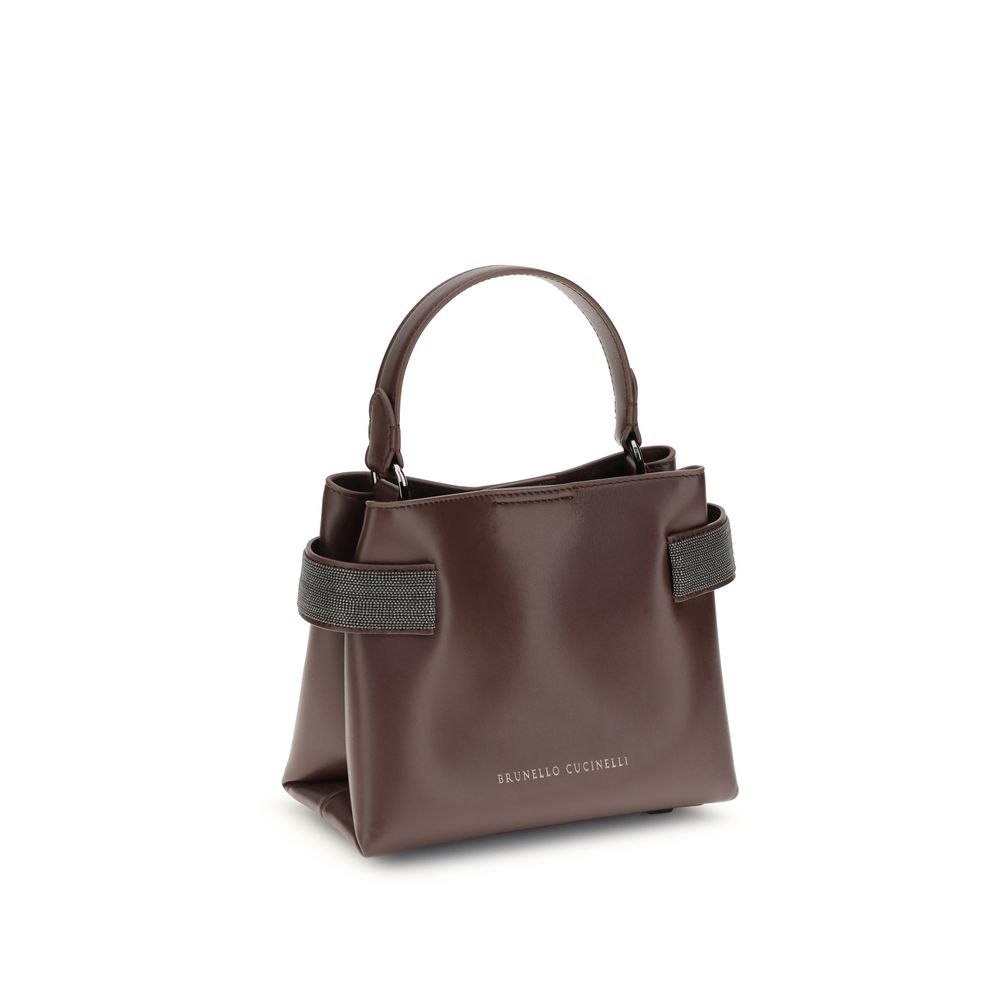 Brunello Cucinelli läderhandväska