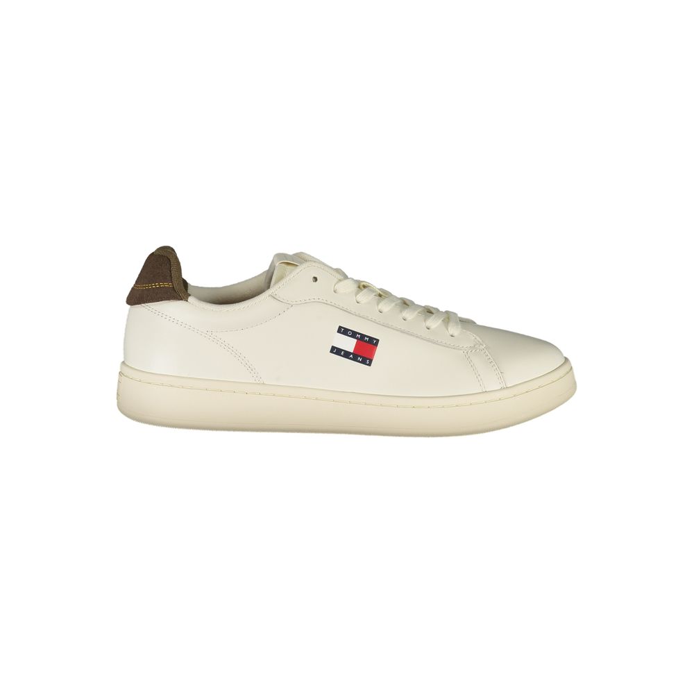 Tommy Hilfiger Vita Läder Herr Sneaker