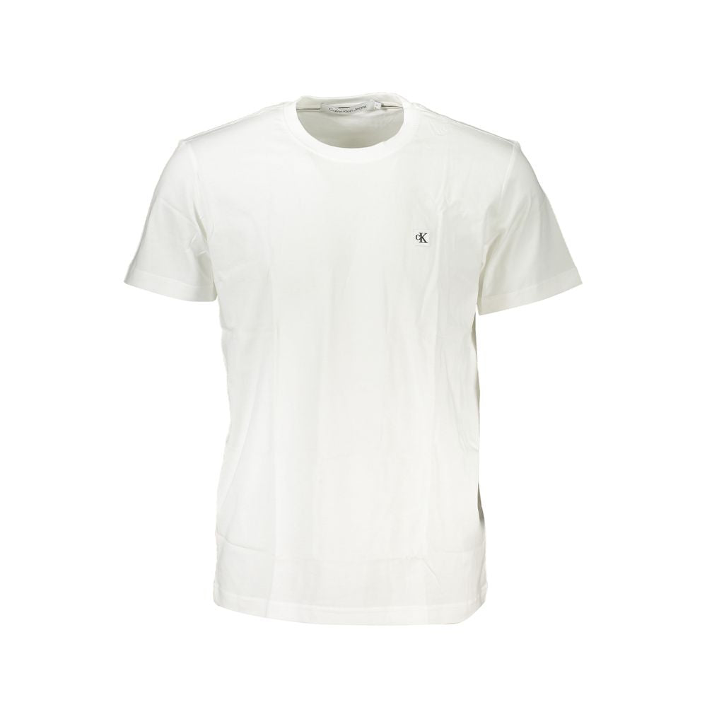Calvin Klein Vit bomulls-T-shirt