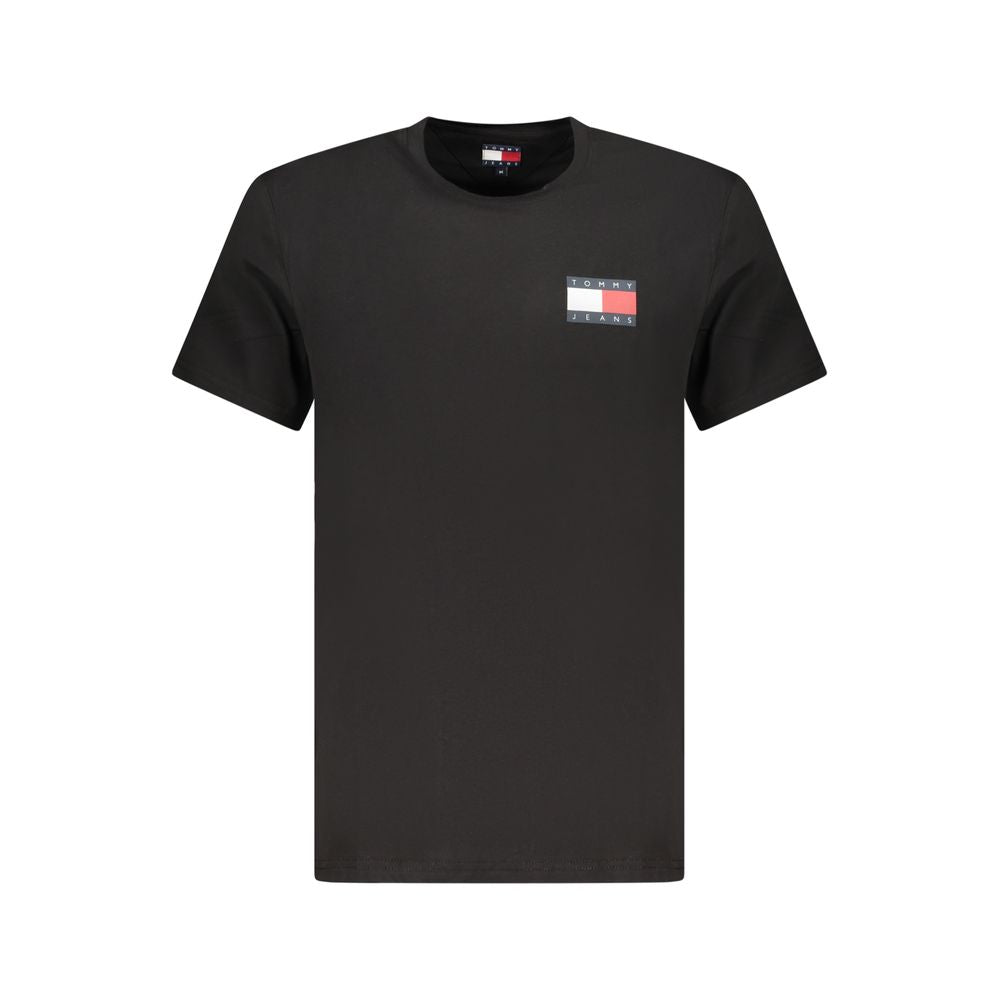 Tommy Hilfiger svart bomulls-T-shirt för män