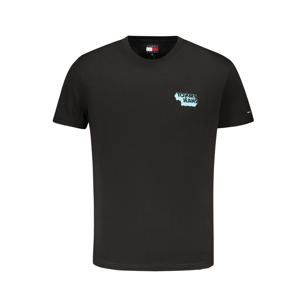 Tommy Hilfiger svart bomulls-T-shirt för män