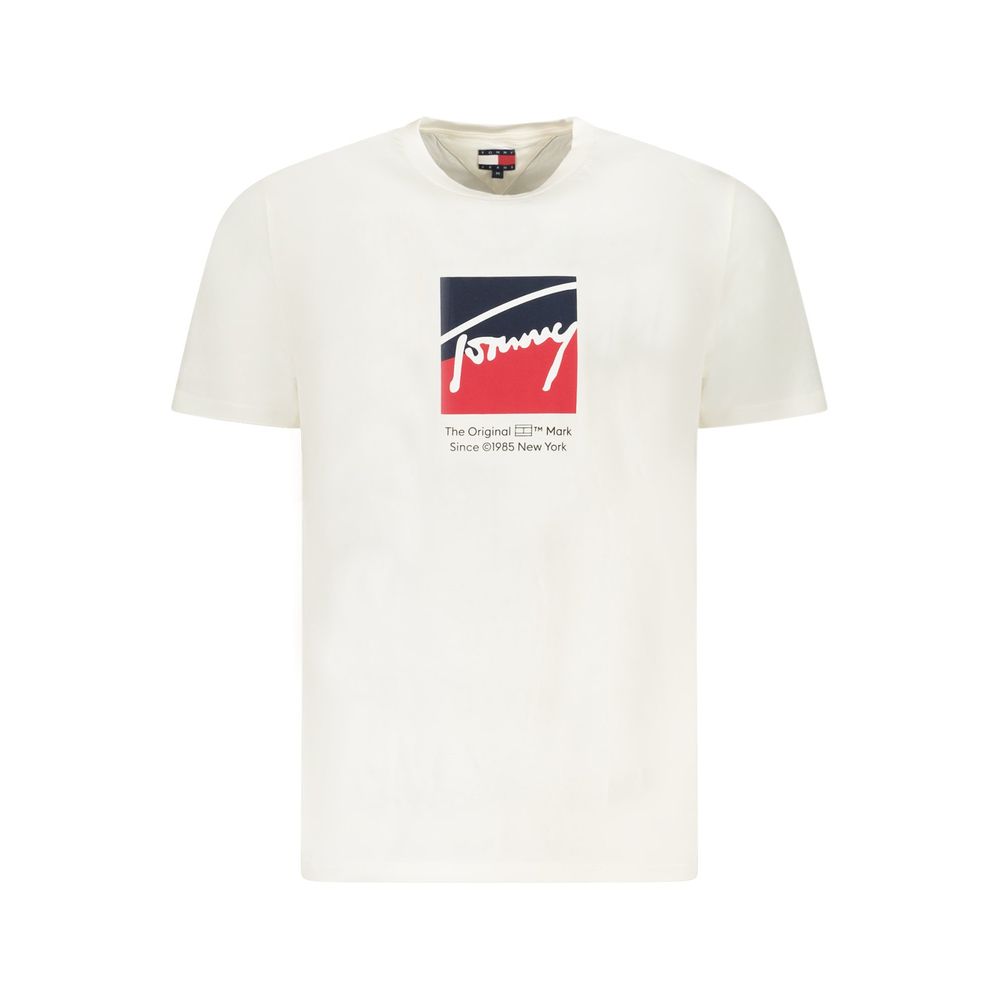 Tommy Hilfiger Vit Bomull Herr T-shirt