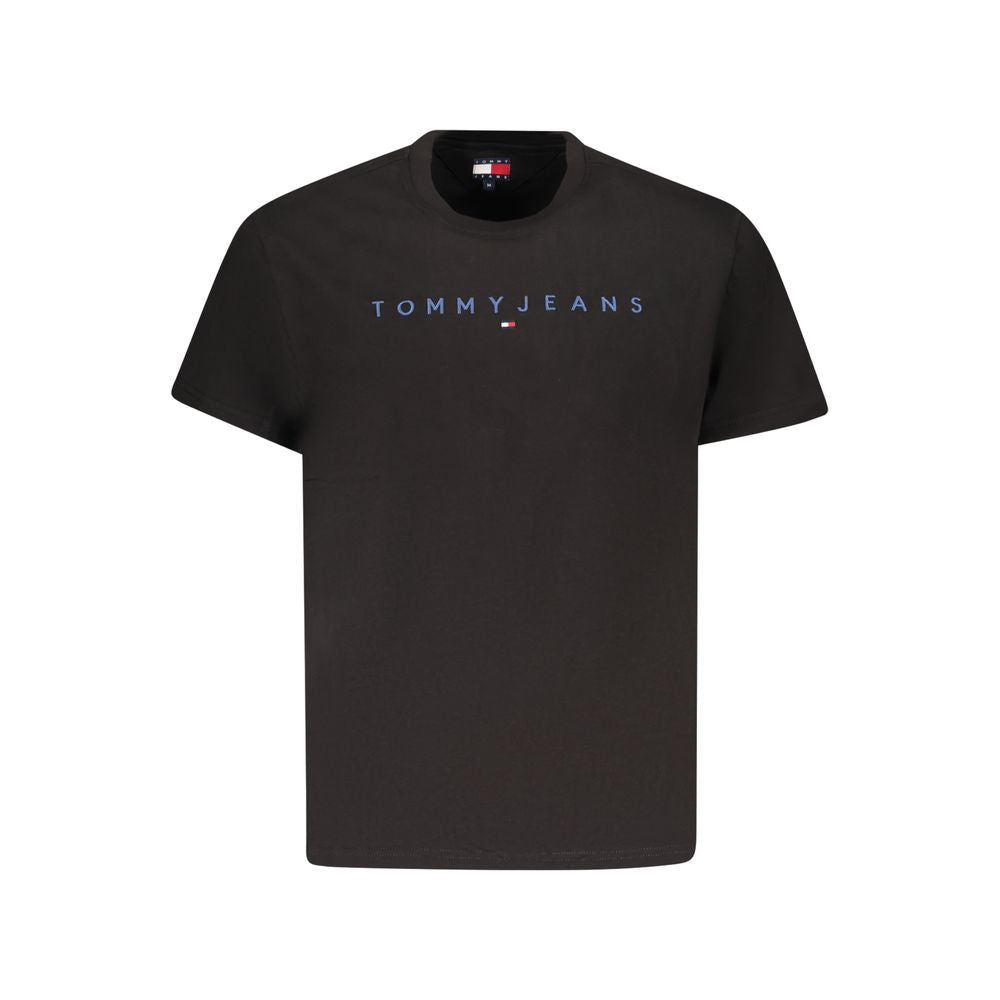 Tommy Hilfiger svart bomulls-T-shirt för män