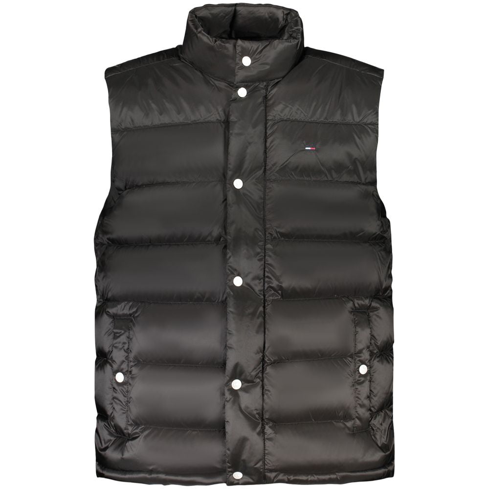 Tommy Hilfiger svart nylonjacka för män