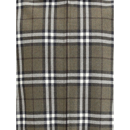 Burberry Rutig Harringtonjacka i ull