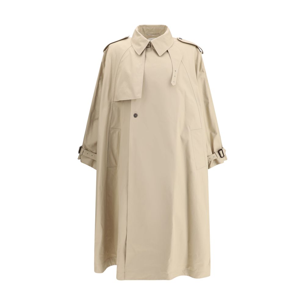 Saint Laurent trenchcoat i bomullstwill