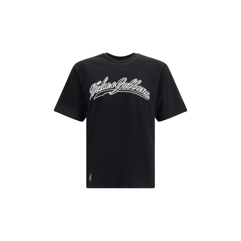 Dolce &amp;amp; Gabbana-t-shirt med logotyp