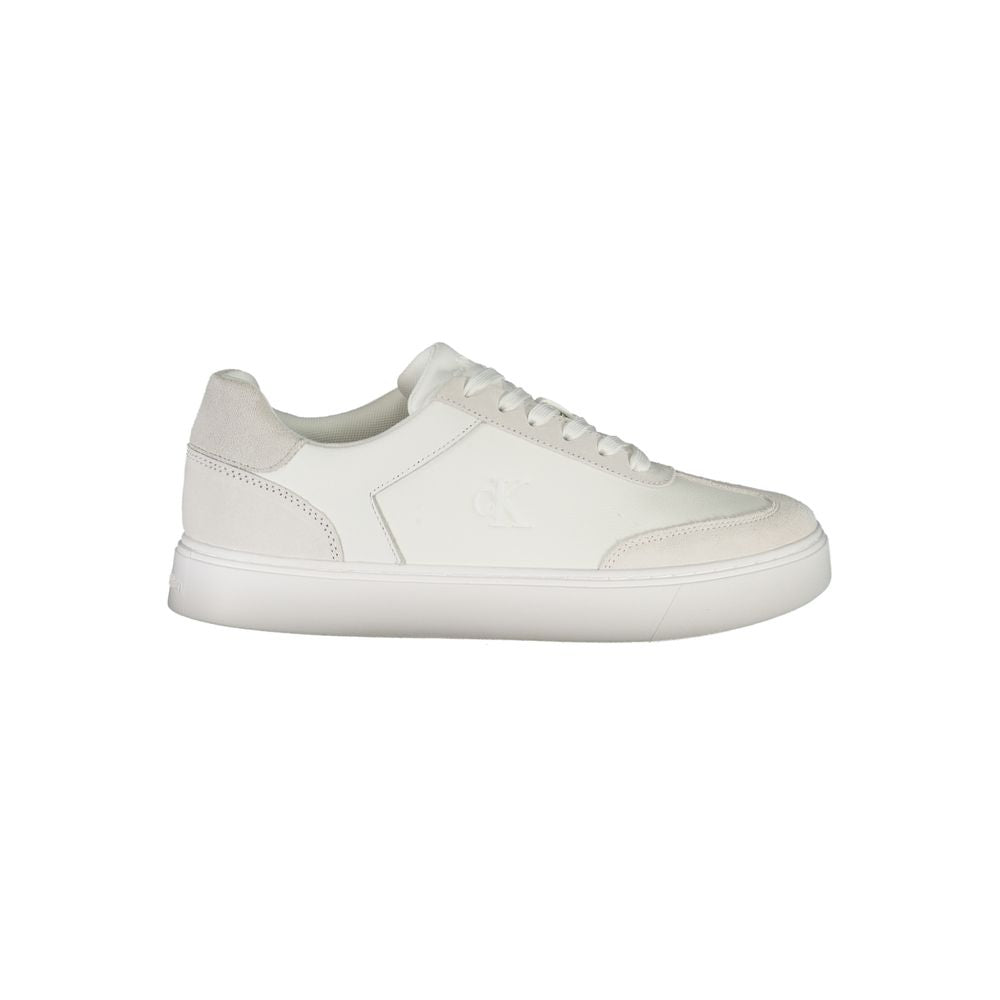 Calvin Klein Vita Läder Herr Sneaker