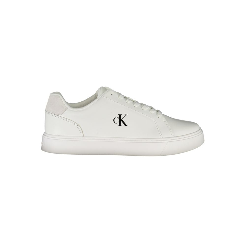 Calvin Klein Vita Läder Herr Sneaker