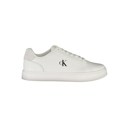 Calvin Klein Vita Läder Herr Sneaker
