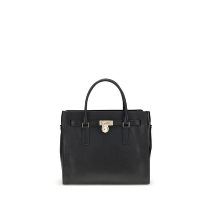 Michael Kors läderaxelväska
