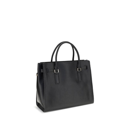 Michael Kors läderaxelväska