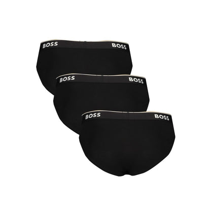 Hugo Boss svart bomull herrtrosor