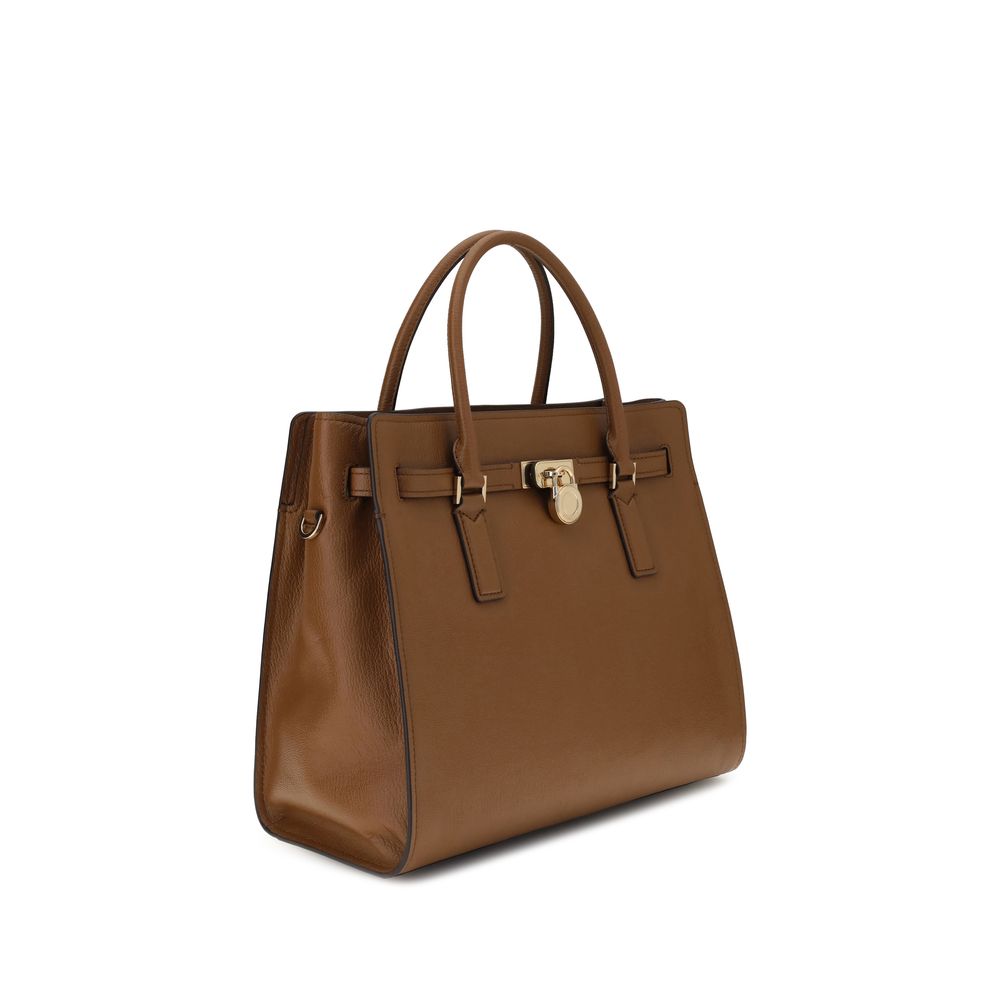 Michael Kors läderaxelväska