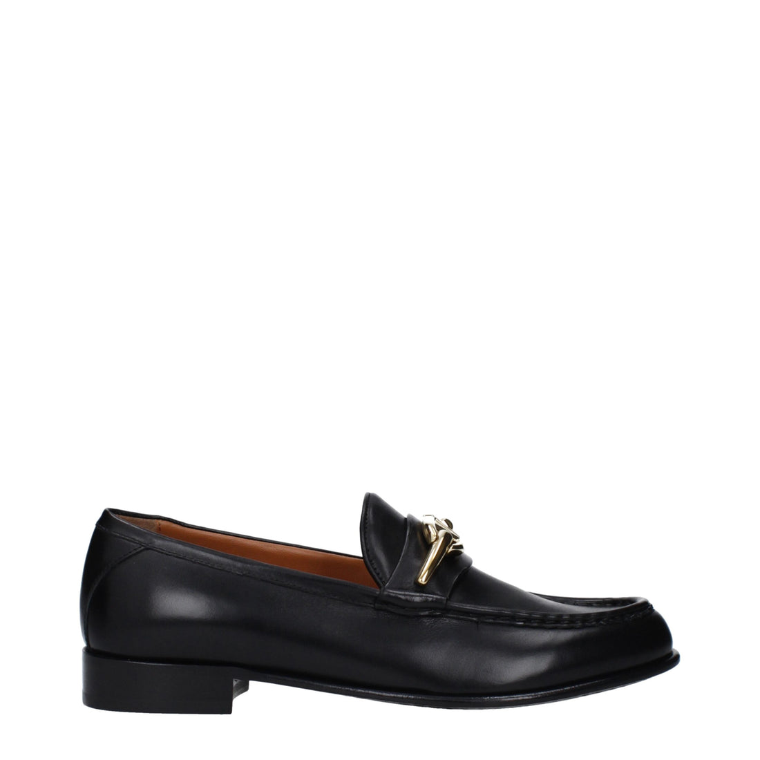 Valentino Garavani svarta slip-on loafers i läder