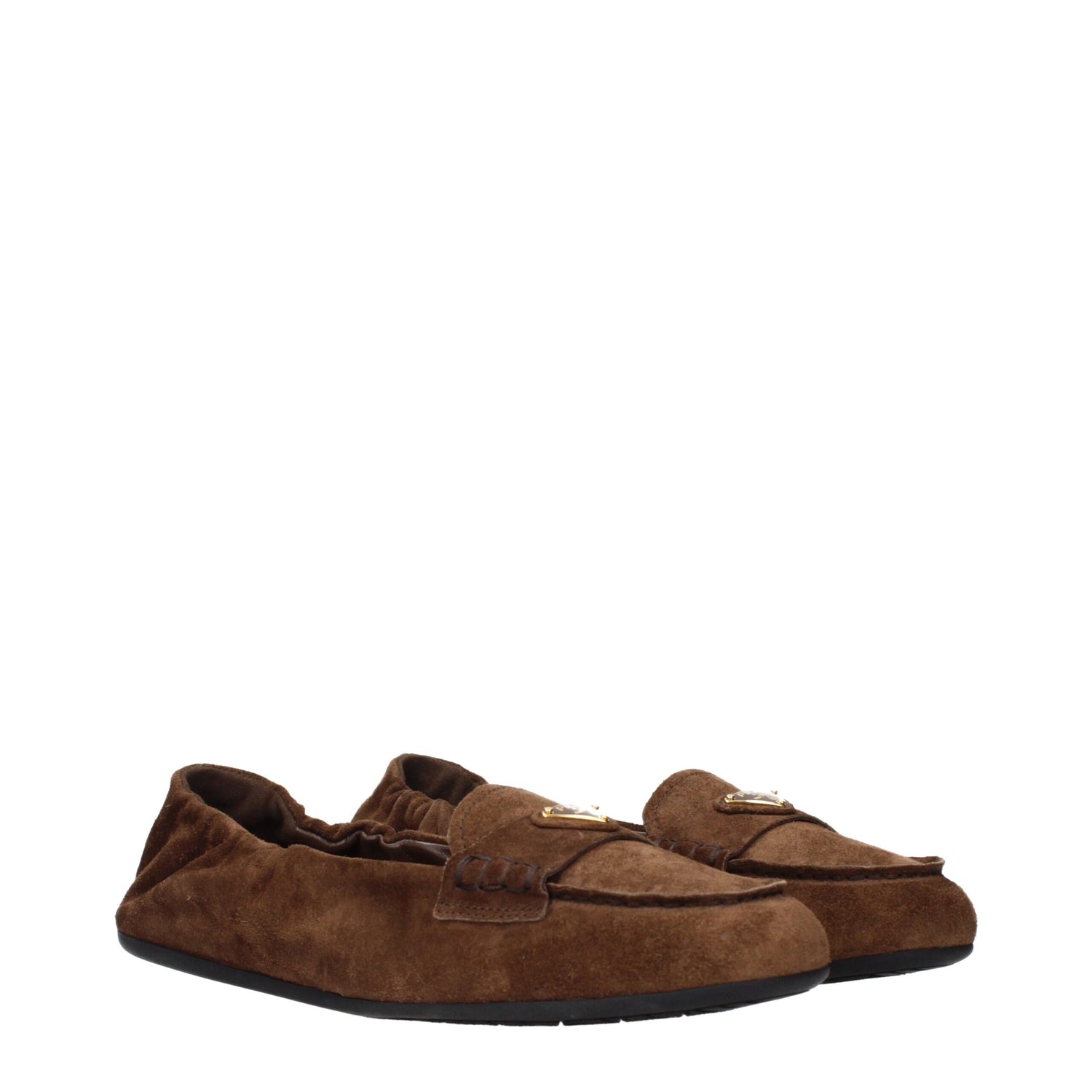 Prada Bruna Läder Slip-On Loafers