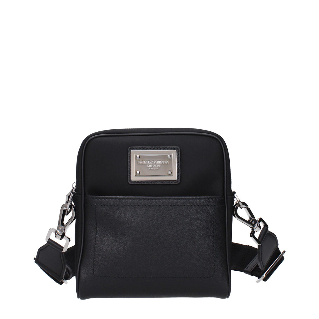 Dolce &amp;amp; Gabbana svarta tygaxelväskor